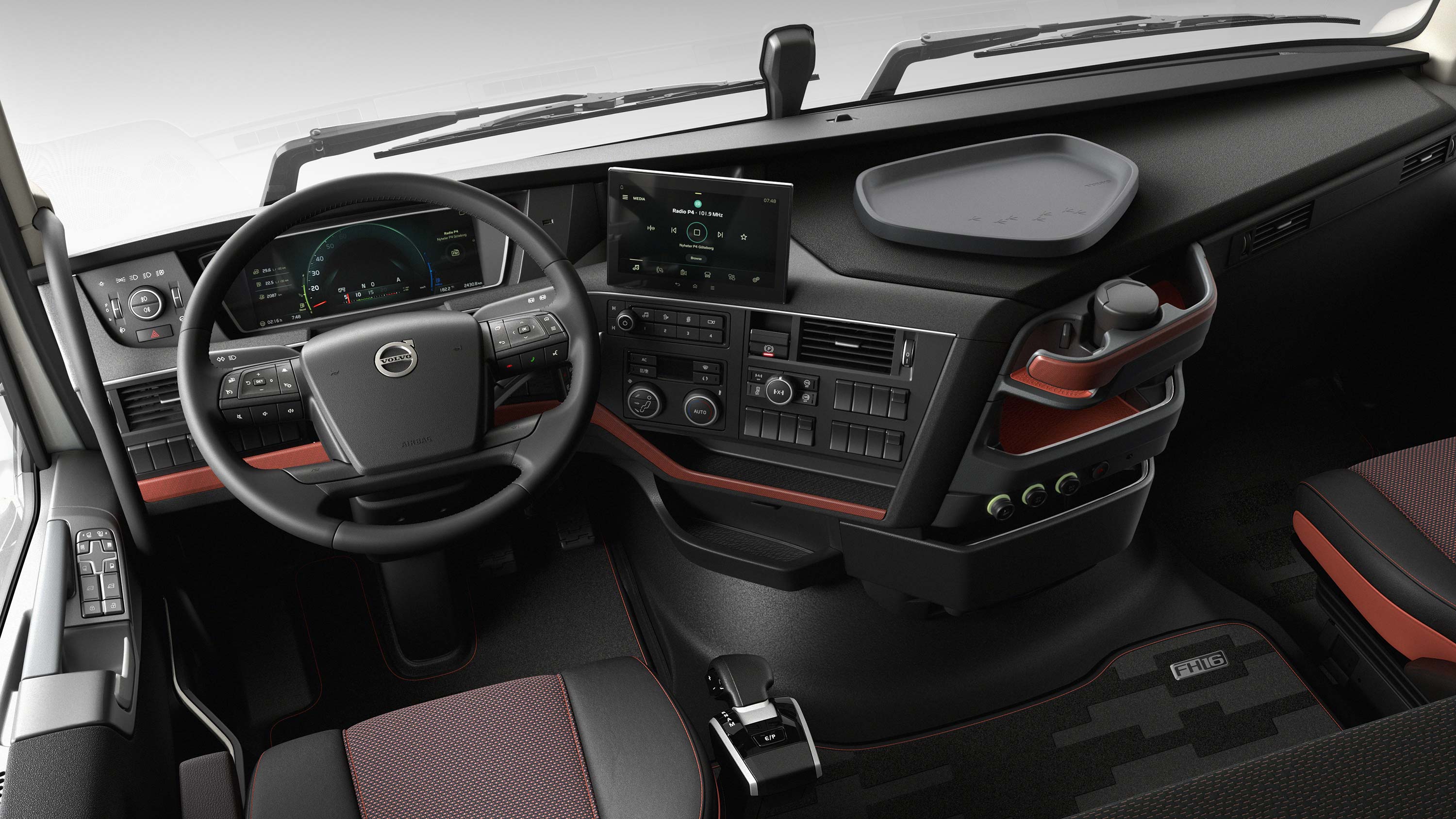 The Volvo FH16 driver interface puts the driver in control with ease.